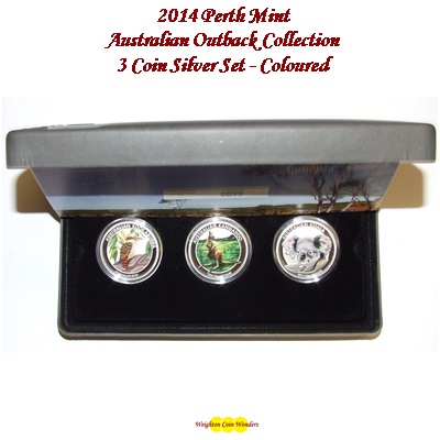 2014 3 x 1/2oz Silver Collection - AUSTRALIAN OUTBACK - Click Image to Close